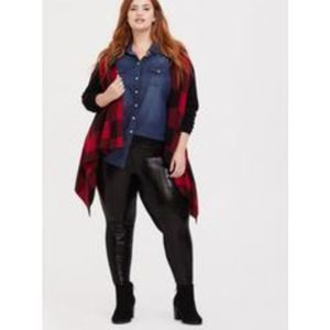 Torrid Black Sequin Leggings Full Length Signature Waist High Rise 5X